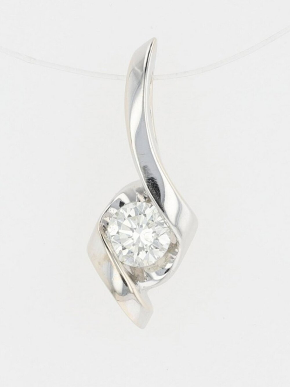 Sirena® 1/4 ct. Diamond Solitaire Pendant 14K White Gold
